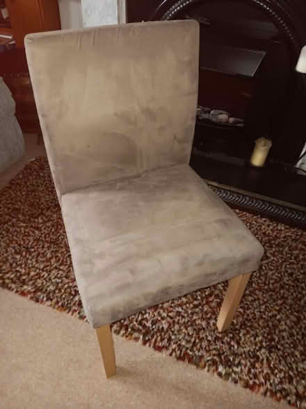 Photo of free 4 upholstered dining chairs (Rathmines/Ranelagh) #2