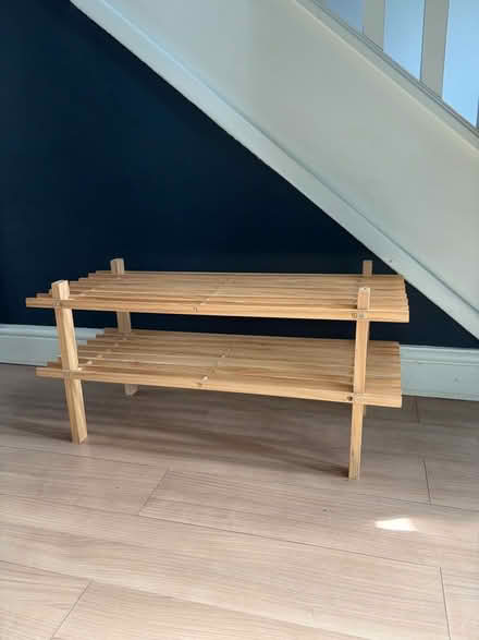 Photo of free Wooden shoe rack (Penrith CA11) #2