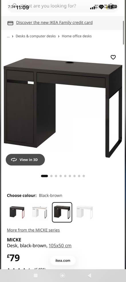 Photo of free Ikea desk (Chester le street DH3) #2