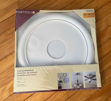 Photo of free 16” white ceiling medallion (Near Union Square) #1