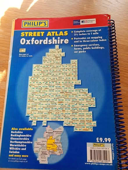 Photo of free Street atlas (Cowley Oxford OX4) #2