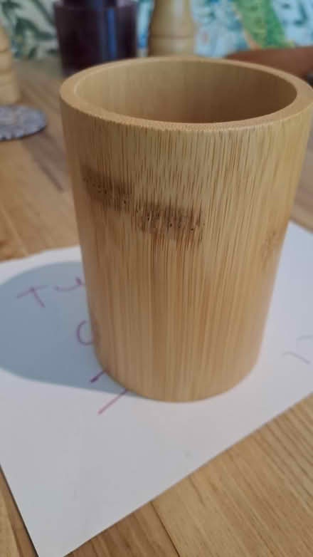 Photo of free bamboo pot 5". Bramley (Bramley, Hants RG26) #2