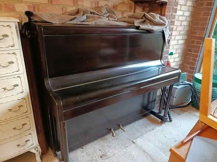 Photo of free Upright piano (Burnham) #1