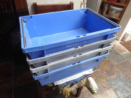 Photo of free 4 sturdy storage trays/boxes (Nailsworth GL6) #1