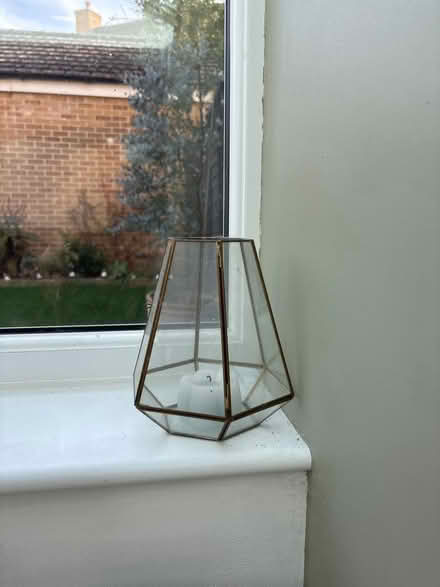 Photo of free Candle & holder (Witney OX28) #1