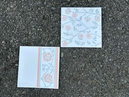 Photo of free Floral tiles (West Horsley KT24) #1