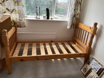 Photo of free Wooden bed frame (St Neots) #1