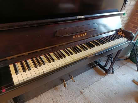 Photo of free Upright piano (Burnham) #3