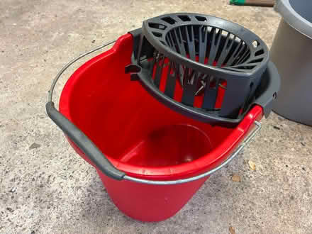 Photo of free Red plastic mop bucket (Great Boughton CH3) #1