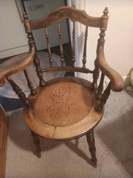 Photo of free Old fashioned Solid Wooden Chair (Hampden Park BN22) #3
