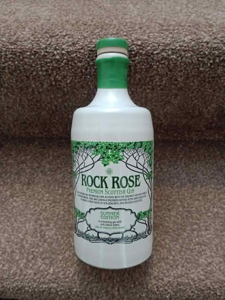 Photo of free Empty Rock Rose gin bottle (Gosforth) #1