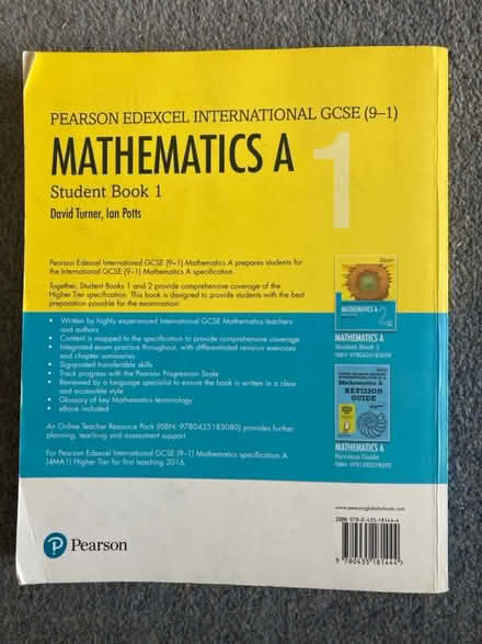 Photo of free Maths IGCSE book (SW16 Norbury, Green Lane) #2