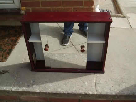 Photo of free Mirrored Bathroom Cabinet, Towel Holder & Loo Roll Holder (Yateley GU46) #2