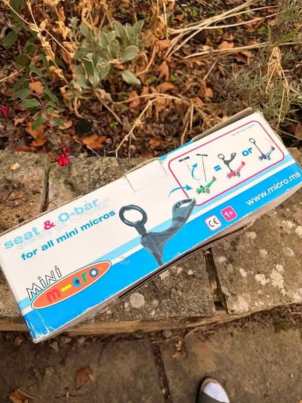 Photo of free Seat + O-Bar for Micro Scooter (Richmond TW9) #1