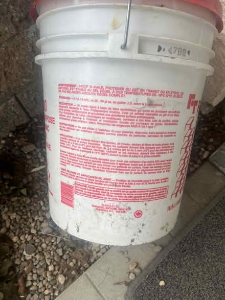Photo of free tile adhesive (bloor & ossington) #2