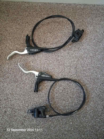 Photo of free Pair of Hayes Nine hydraulic bike brakes, not working. (Woodlands TW7) #1