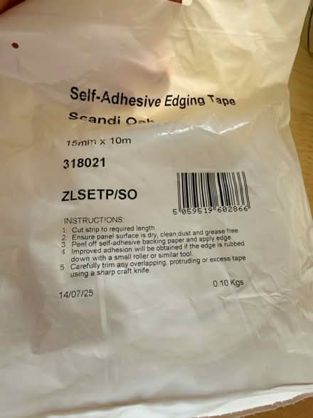 Photo of free Oak effect Edging tape (Islington N1 (essex road)) #2