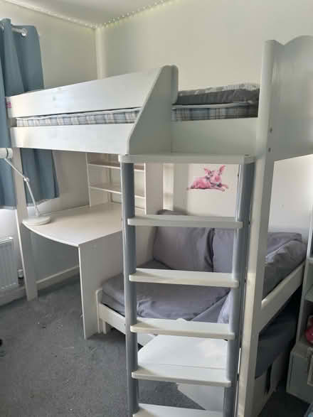 Photo of free High sleeper bed w/ desk & sofa bed (Yatton BS49) #4