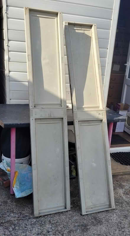Photo of free 2 plastic doors for storage unit (TW14) #2