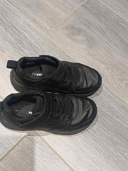 Photo of free Boys size 12 black leather Skechers (Haylands Way MK41) #3
