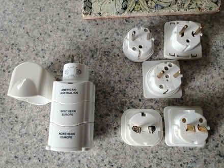 Photo of free Collection of travel adapters to convert overseas sockets to (Telford and Wrekin TF7) #1