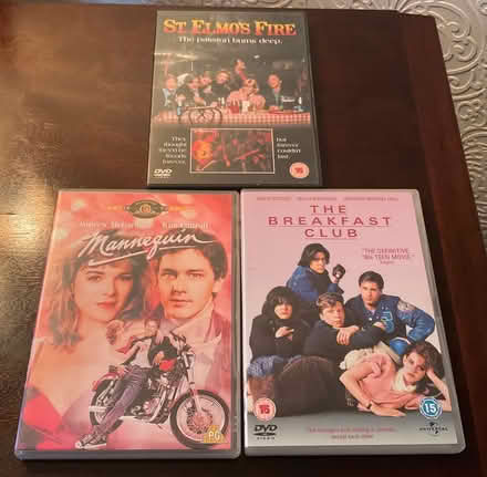 Photo of free 3 80s classics DVDs (Sale M33) #1