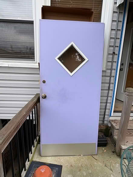 Photo of free Solid wood exterior door (Brightwood Park) #1