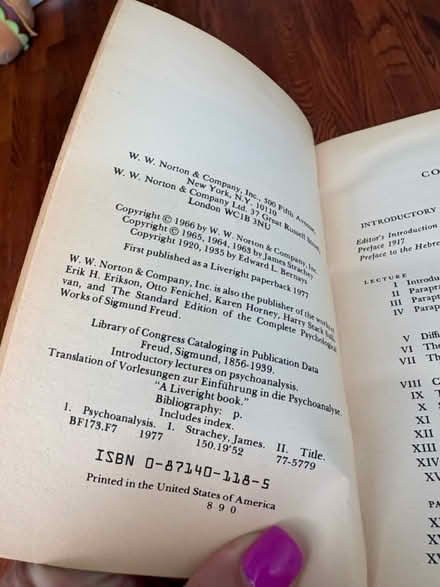 Photo of free Freud Paperback (North Yonkers) #2