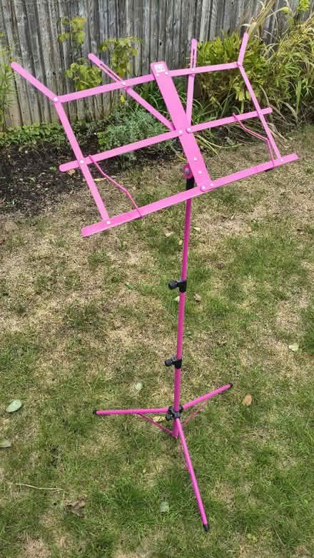 Photo of free Shocking Pink Music Stand (HH, Near Station RH16) #1