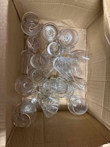 Photo of free Box of small glasses (Twyford RG10) #1
