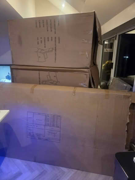 Photo of free 3 x vary latge cardboard boxes (Frimley) #2