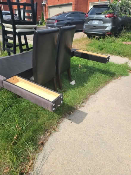 Photo of free Four chairs and a headboard (Mississauga Ontario Canada) #2