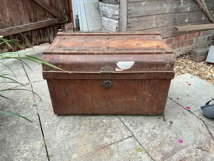 Photo of free Old metal chest/trunk (South Ferring BN12) #1