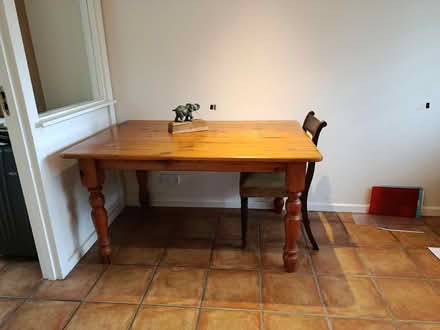 Photo of free Pine kitchen table (Burnham) #1