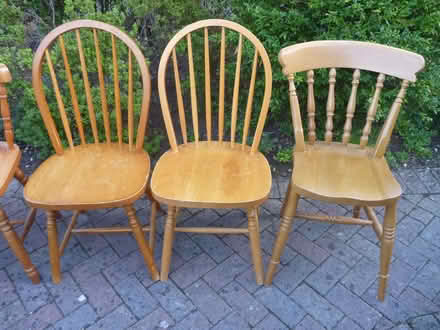 Photo of free 5 Assorted Wooden Chairs (Bracknell RG12) #3