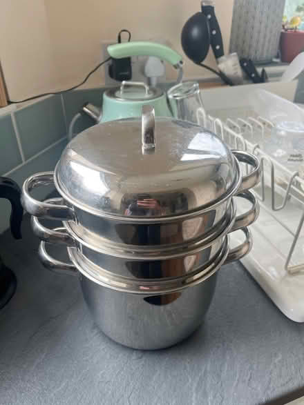 Photo of free Pan with steamer (NE3 Gosforth) #1