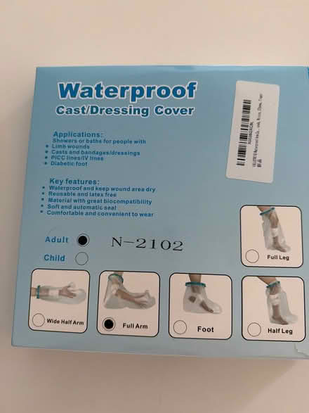 Photo of free Waterproof arm cast protector (Bloor & Islington) #1
