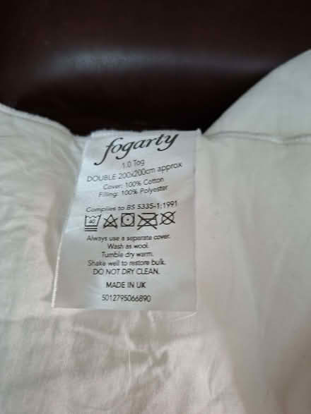 Photo of free Double Duvet by Fogarty (Ulverley Green B92) #3