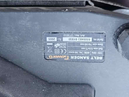 Photo of free Belt Sander (Whitfield CT16) #2