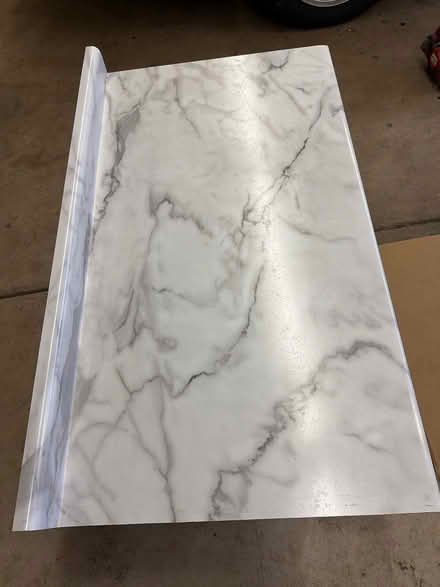 Photo of free Faux white marbled counter top (Downers Grove) #1
