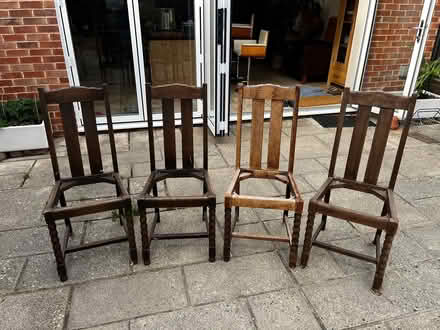 Photo of free 4 x solid wood dining chairs (Littlemore OX4 4) #2