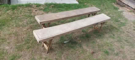 Photo of free Wooden benches (Wood Street Village, GU3) #1