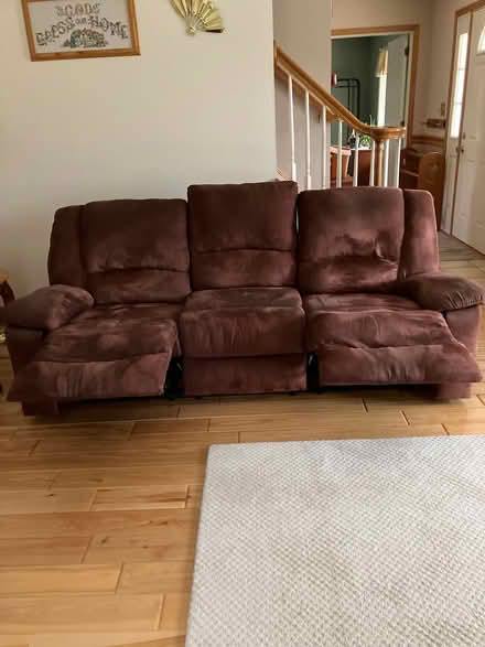 Photo of free Reclining sofa and live seat (Reading, PA) #2