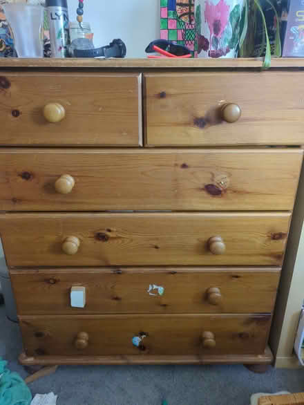 Photo of free Wooden chest of drawers (Hollingdean BN1) #1