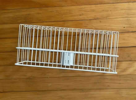 Photo of free White wire storage (13x4x6”H) (Near Union Square) #2