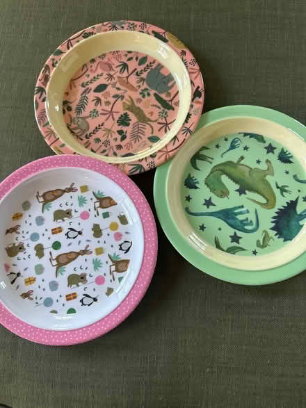 Photo of free Plastic kids plates (Harvard MA) #1