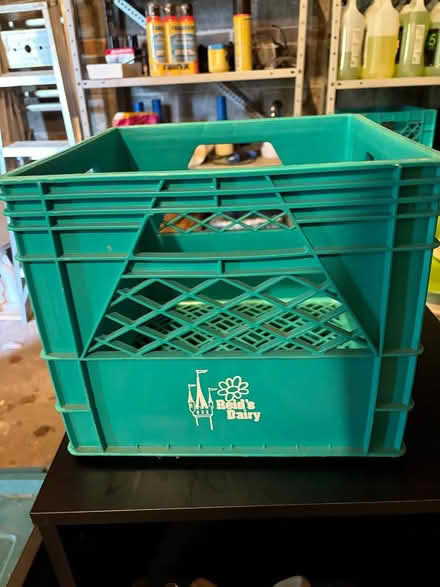 Photo of free Reid’s Dairy milk crates (Ellesmere and Orton Park) #2