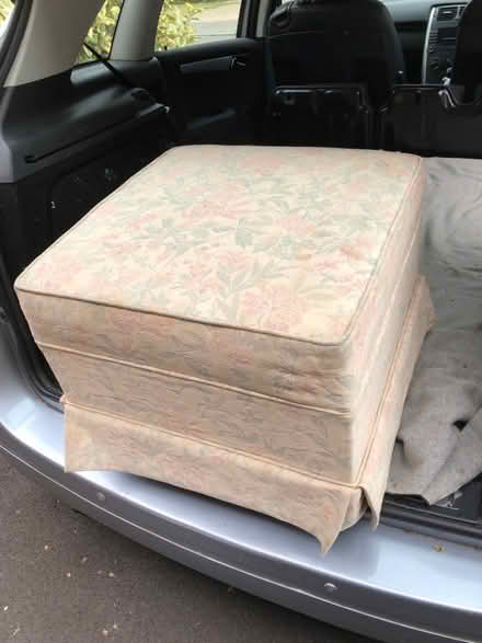 Photo of free Pouffe with storage and wheels (Southwood GU14) #1