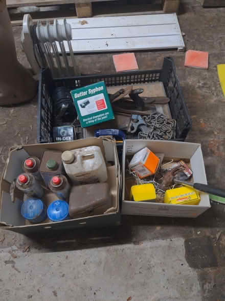 Photo of free Mixed boxes of tools, gas, glue etc (Presteigne LD8) #1
