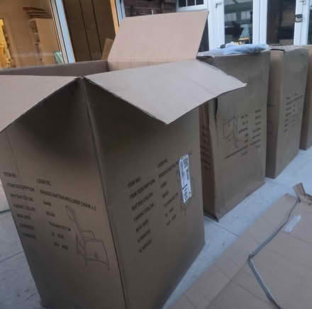 Photo of free 3 x vary latge cardboard boxes (Frimley) #1